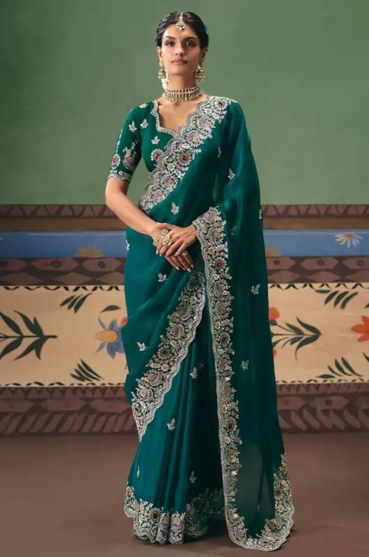 Organza Embroidered